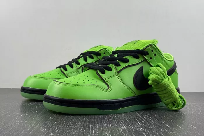 The Powerpuff Girls x Nike SB Dunk Low Green FZ8319-300