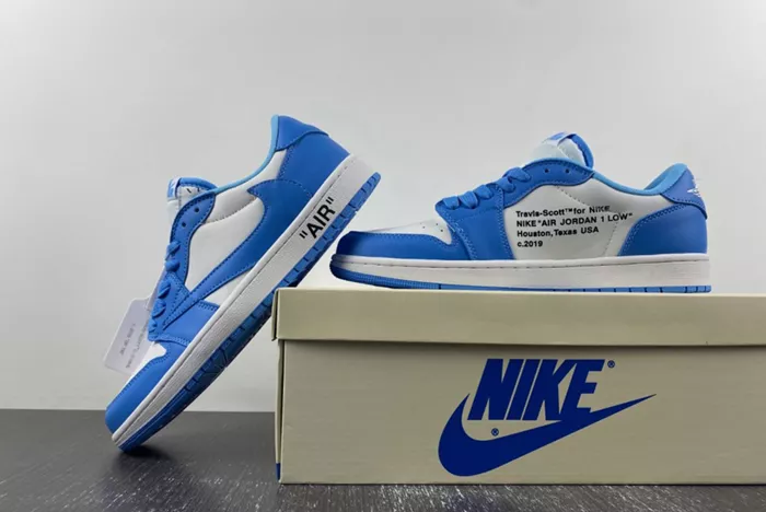 OFF-WHITE x Travis Scott x Air Jordan 1 OW  DM7866-180