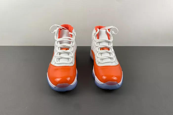 Air Jordan 11 White Orange