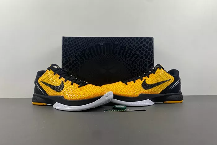 NIKE KOBE 6 PROTRO “LIGHTBULB” BLACK YELLOW 429659-700