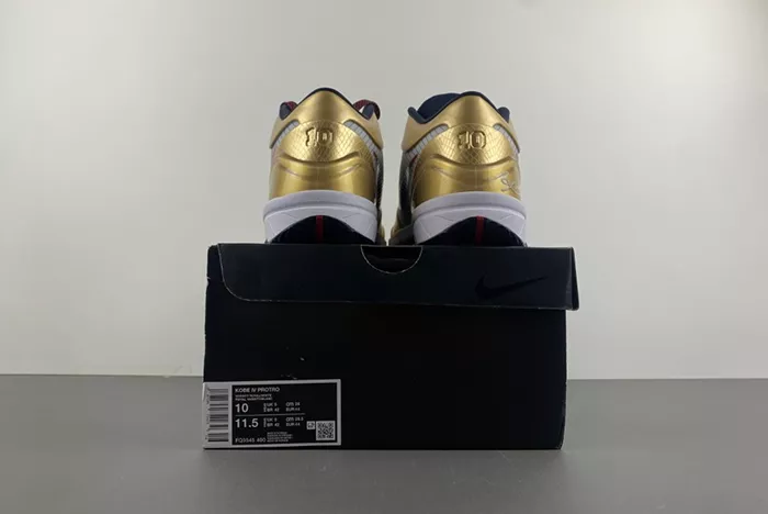Nike Kobe 4 Protro Gold Medal FQ3544-100