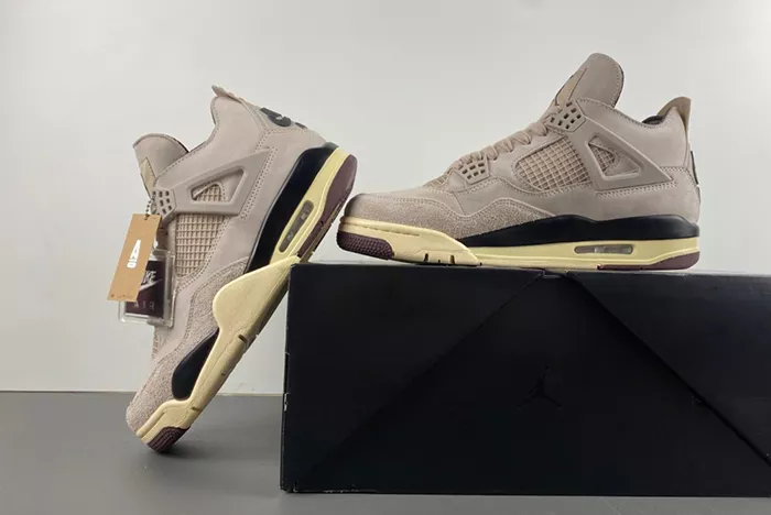 Ma Maniére x Air Jordan 4 Fossil Stone FZ4810-200