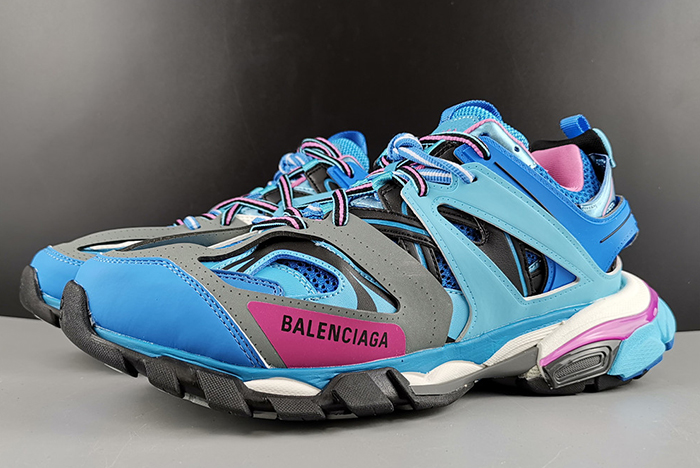 Ba*len*cia*ga track runners blue 542436w1gb54162