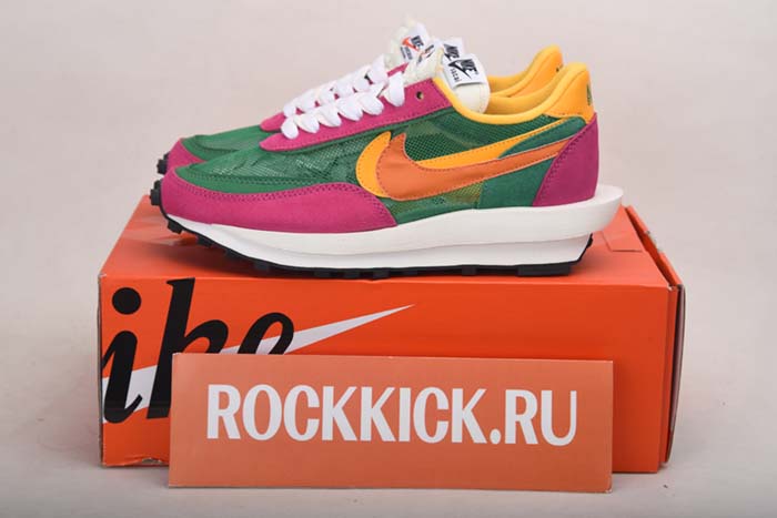 NIKE LD WAFFLE SACAI pink  MULTI - BV0073-301